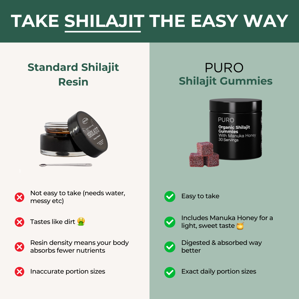 Organic Shilajit Daily Gummies