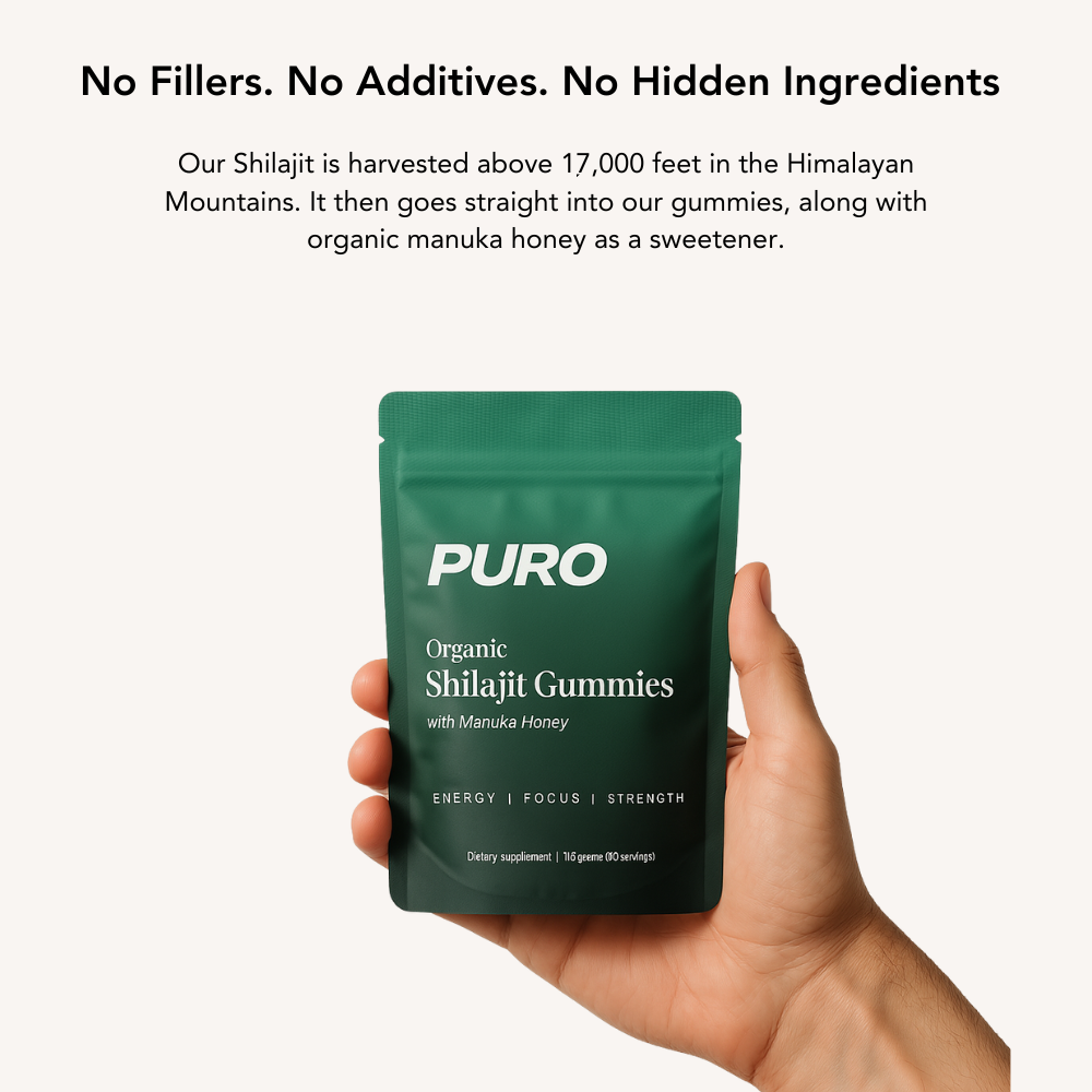 Organic Shilajit Daily Gummies